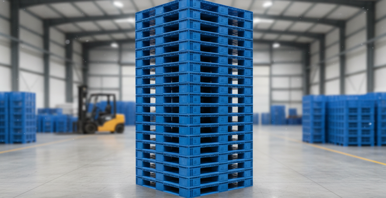 Palettes de stockage en plastique